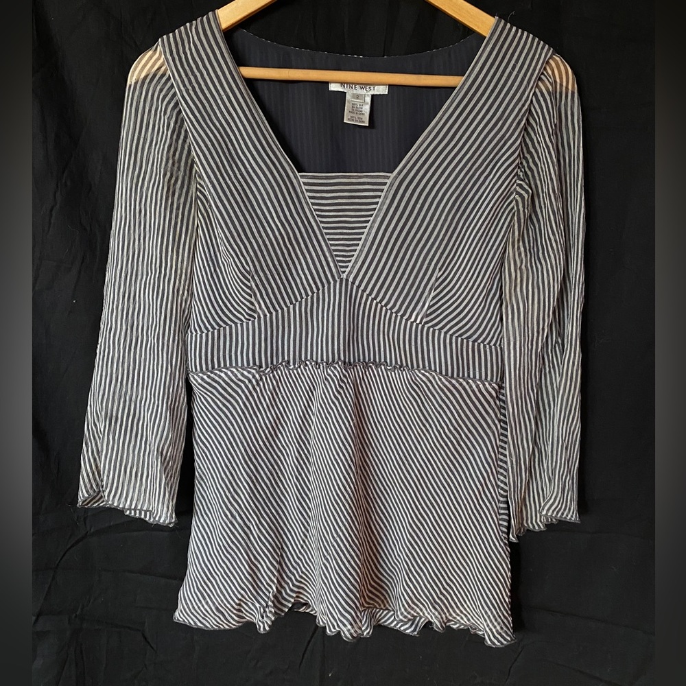 Nine West silk blouse